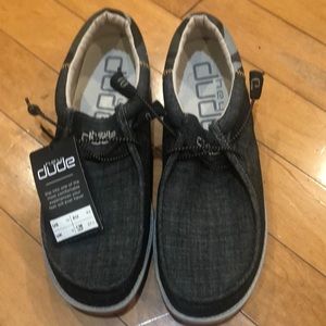 Hey Dudes Charcoal and Camo Mens size 10